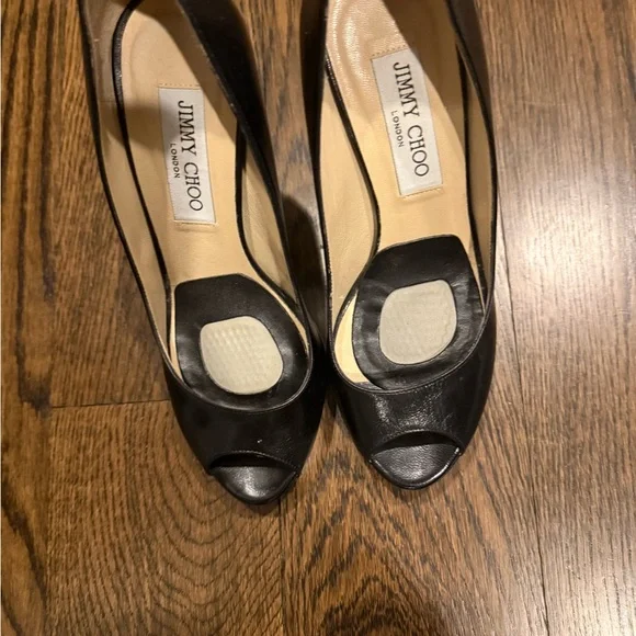 Jimmy Choo Black Leather Shoes - Picture 7 of 14